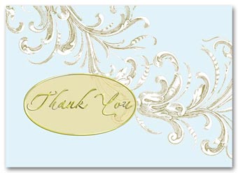 50B26, Thank You Card - Flourish