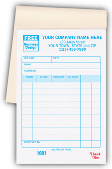 50SW, Sales Books, Classic, w/Special Wording, Pocket-Size