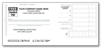 51119N, Deposit Tickets Personal Size