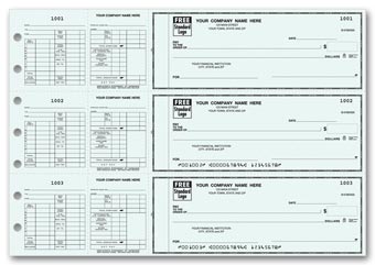 3 On A Page Hourly Payroll Checks 53263N