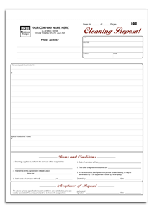 Cleaning Proposals 5523