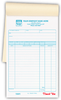 Sales Books, Classic, w/Special Wording, Large55SW