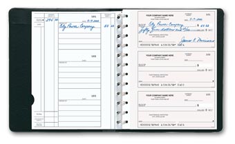 56400N, 3-On-A-Page Newport Deskbook Check