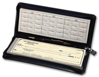 59002, Zippered Leather Portfolio