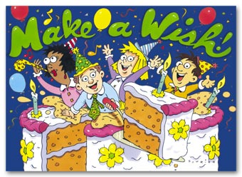 5EF15, Make a Wish Birthday Card