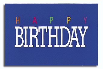 6177, Postcard, Happy Birthday