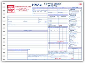 6534, HVAC Service Orders, Side-Stub