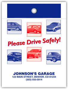 6981, Litterbag, "Please Drive Safely!"