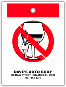 6982, Litterbag, "Don't Drink & Drive!" 