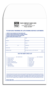 69ARE, Overnight Auto Repair Envelope 