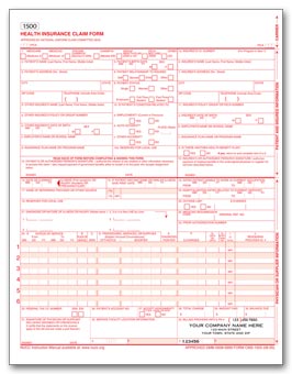 70162, CMS-1500 Laser Claim Form 