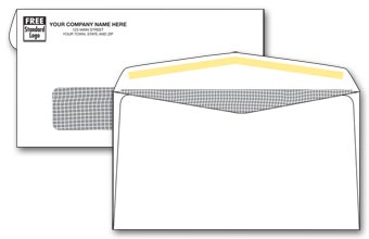 723, #6 3/4 Single Window Confidential Envelope