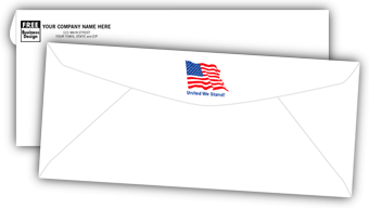 740FLG, #10 Envelope Flag Design