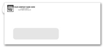 743, #10 Single Window Confidential Envelope 