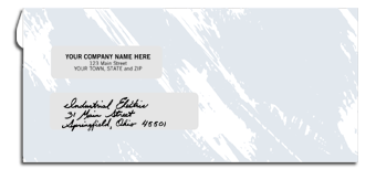 771T, Double Window Confidential Envelope, Colors Design