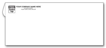 7805, #9 Envelope One Ink Color