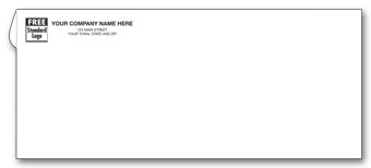 7811, #10 Envelope One Ink Color 