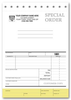 86, Sales Orders, w/Postcard, w/Carbons