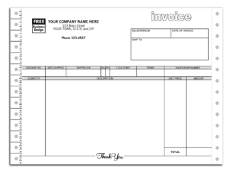 9040, Classic Continuous Invoice