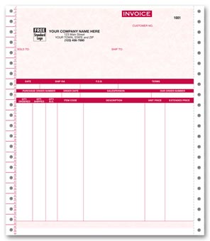9044G, Continuous Invoice Parchment 