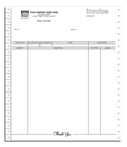 9059, Classic Continuous Invoice