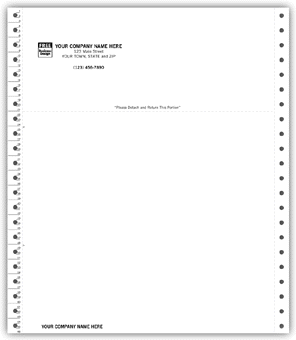 9126, Continuous Multipurpose Form w/Perforation