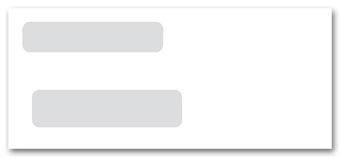 Double Window Envelope 91564