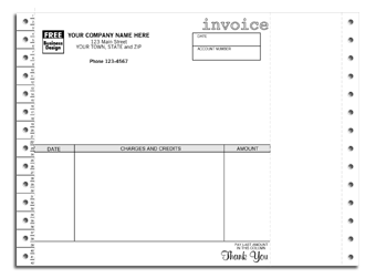 Continuous Classic Invoice 9160