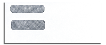 9169, Double Window Envelope 