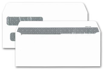 92663, Double Window Confidential Envelope, Self-Seal