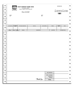9318, Classic Continuous Invoice