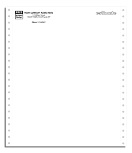 9331, Continuous Multipurpose Form