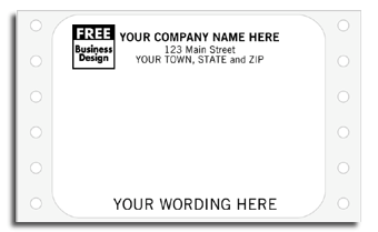 9390, Mailing Labels, Continuous, White