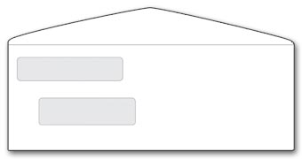 AV2NE, Envelope - Top Write Check 