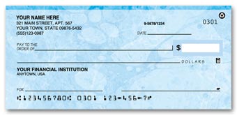 C700, Personal Chk - Blue Marble