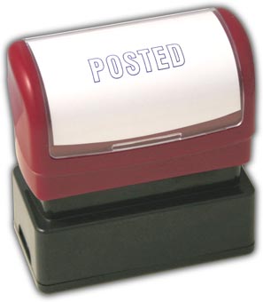 D2092, Stamper,Pre-Inked,Stock-Posted