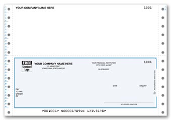 DCB103, Continuous Bottom 6 1/2" Multi-Purpose Check