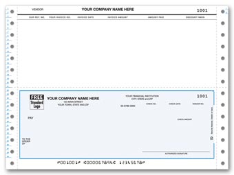DCB221, Continuous Bottom Accounts Payable Check