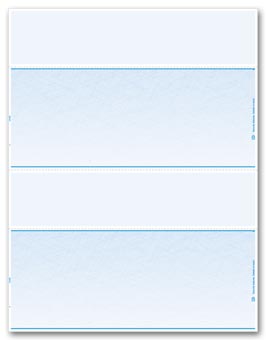 DL2V836, Laser 2-Up Check, Blank Check Stock