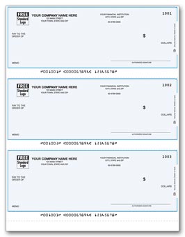 DLA125, Laser 3-Up Multi-Purpose Check, Unlined