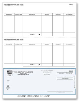 DLB202, Laser Bottom Accounts Payable Check