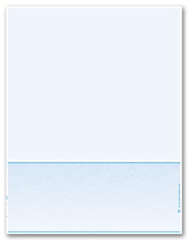 DLBV821, Laser Bottom Blank Check Stock, 7.5" Voucher
