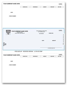 DLM207, Laser Middle Accounts Payable Check
