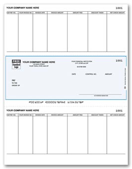 DLM208, Laser Middle Accounts Payable Check