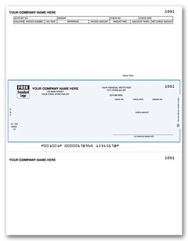 Accounts Payable Check Laser Middle DLM217