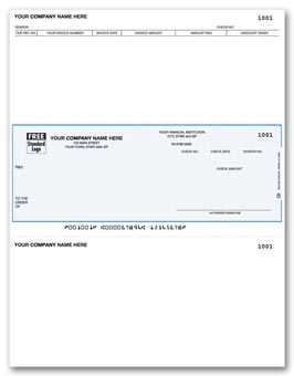 DLM232, Laser Middle Accounts Payable Check