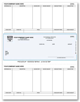 DLM262, Laser Middle Accounts Payable Check