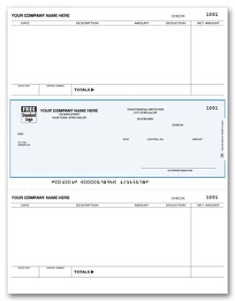 DLM281, Laser Middle Accounts Payable Check 