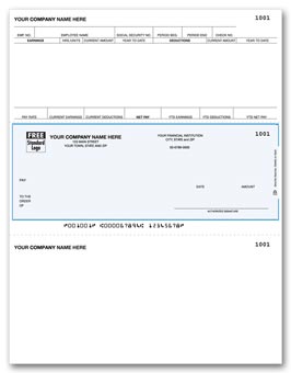 Laser Middle Payroll Check DLM301