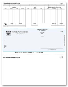 DLM303, Laser Middle Payroll Check